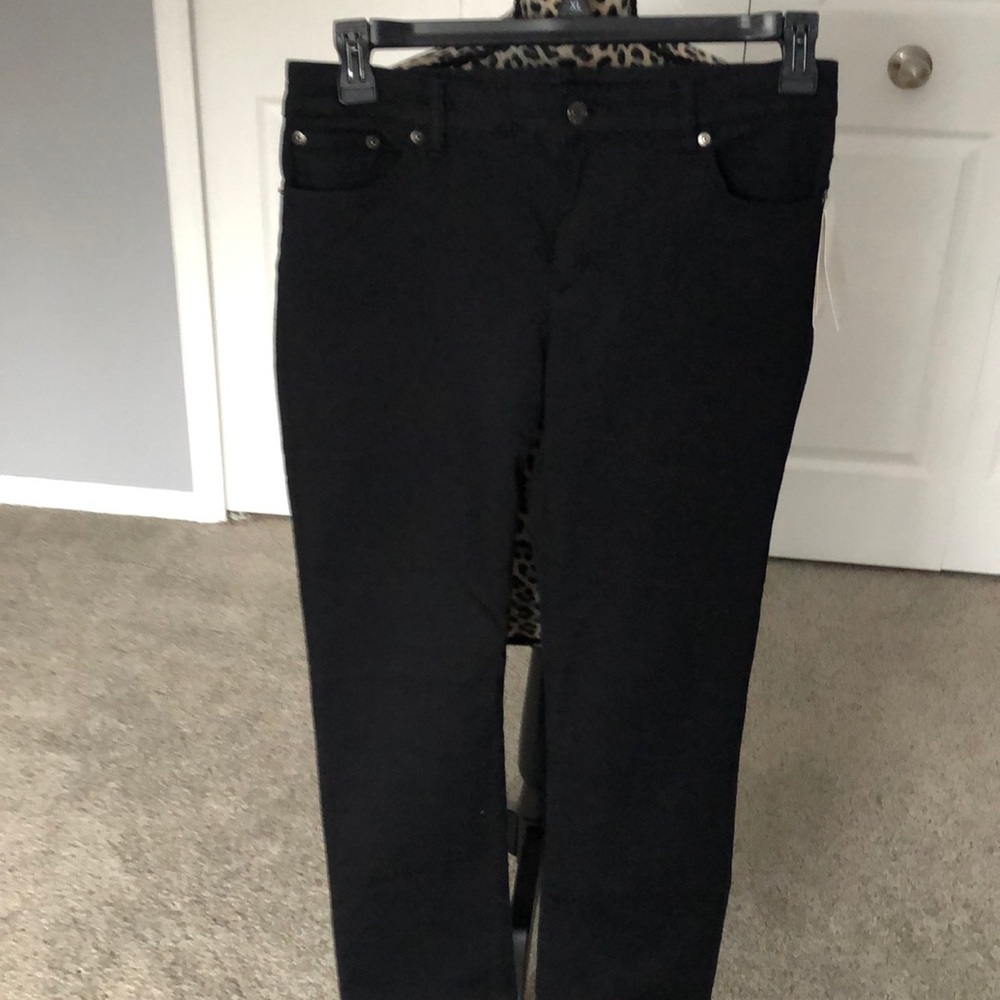 Lauren Ralph Lauren black denim jeans w/pockets